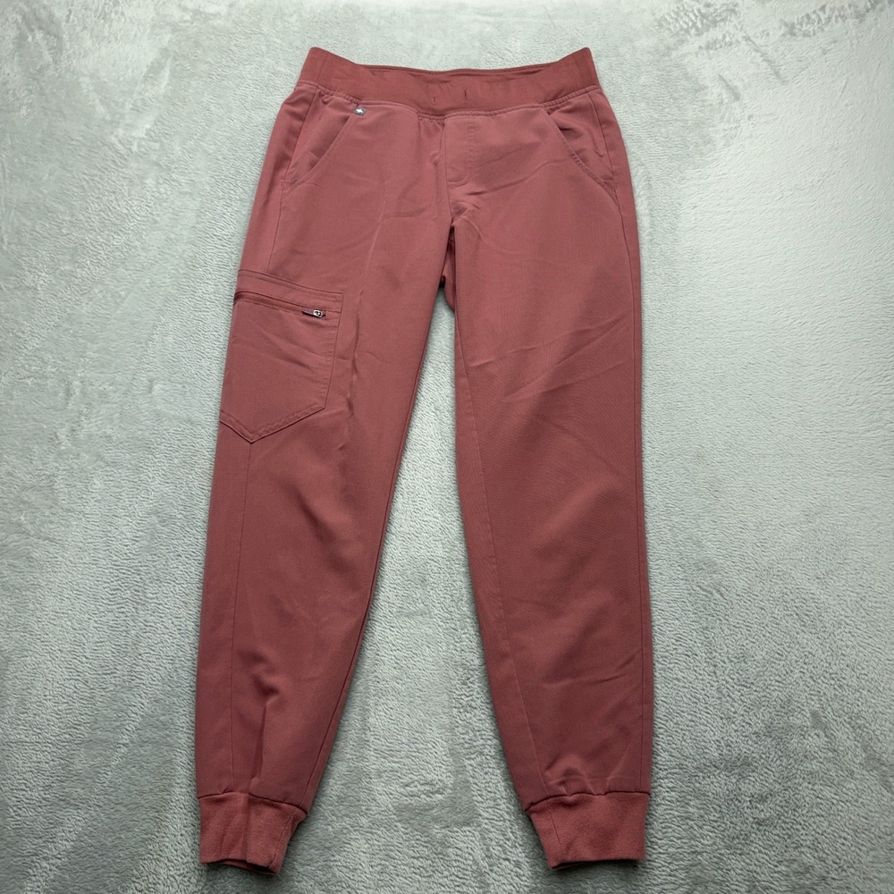 FIGS Zamora Jogger Scrub Pants Womens XS Mauve Pink Technical W18SW200SP